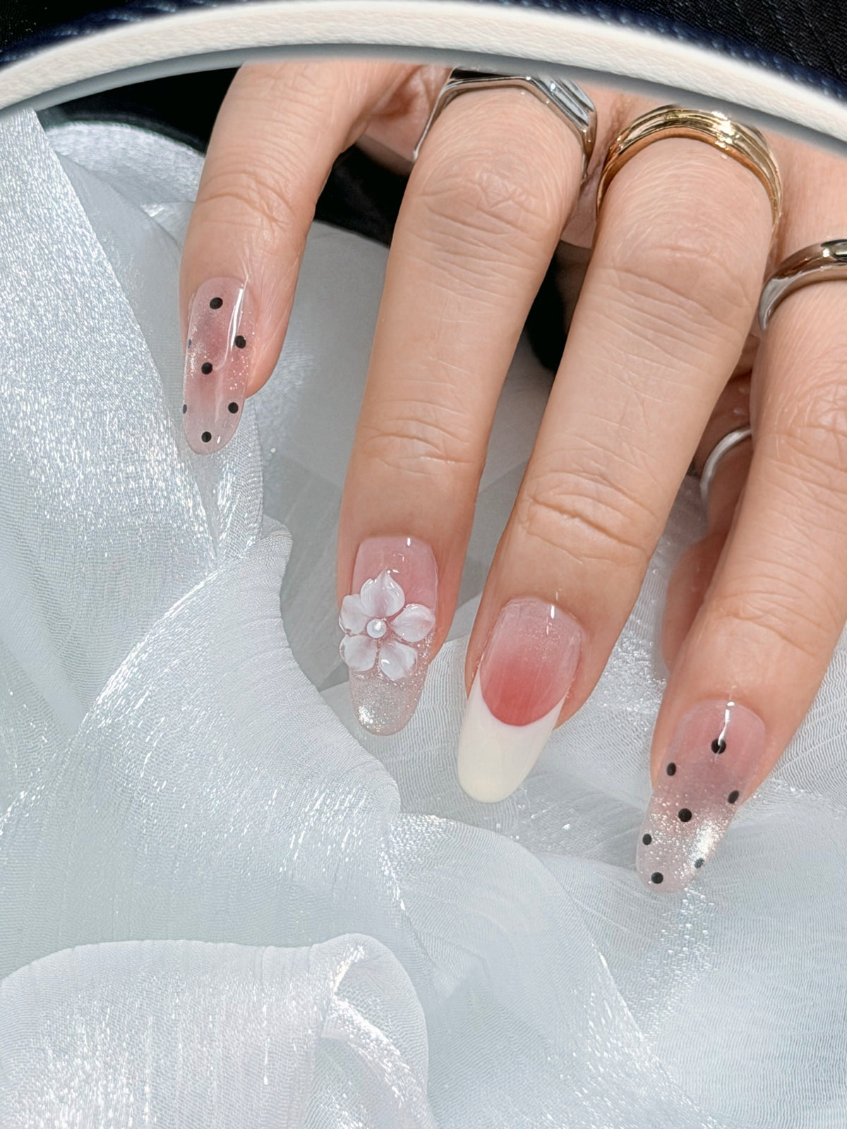 Clear Wave French (清透浪花法式)
