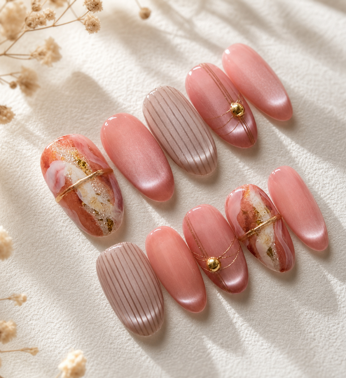 Floating Gold Marble(浮光流金)
