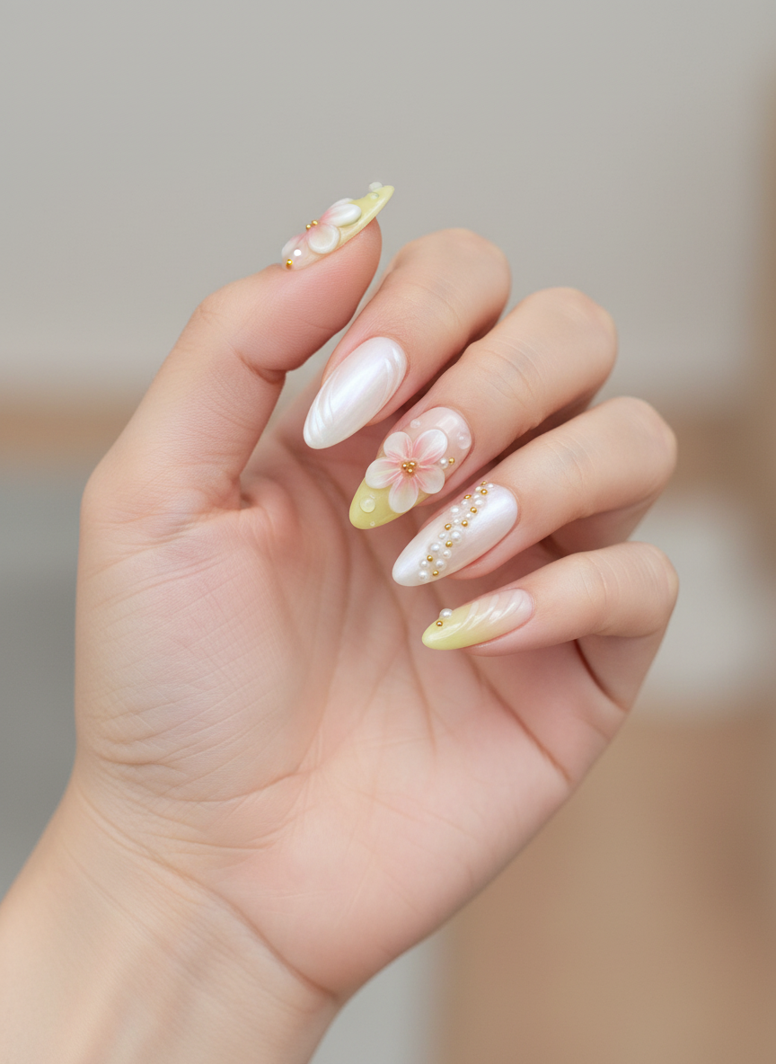 Pearl-like Cherry Blossoms(珍珠微光櫻花)