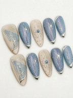 Purple Blue Galaxy Silver Butterfly(紫籃星河銀蝶)