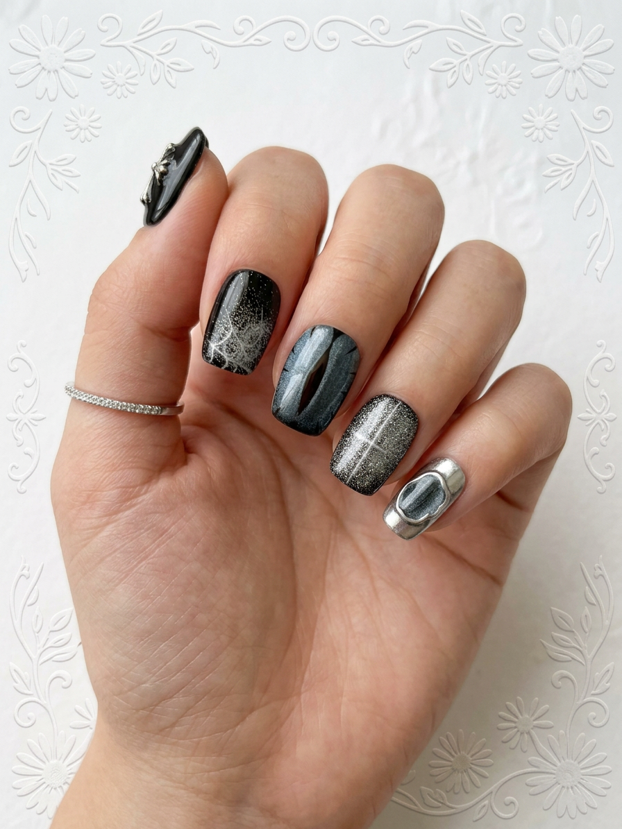 Spider cat's eye stone(蜘蛛猫眼石)